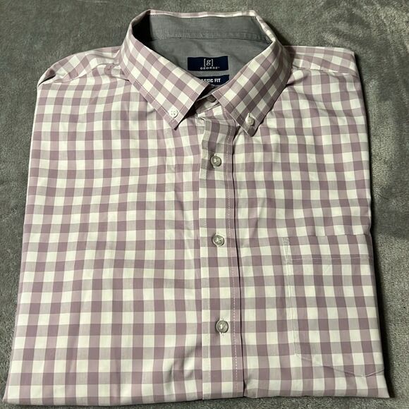 George Men’s Checkered Shirt - Picture 1 of 8